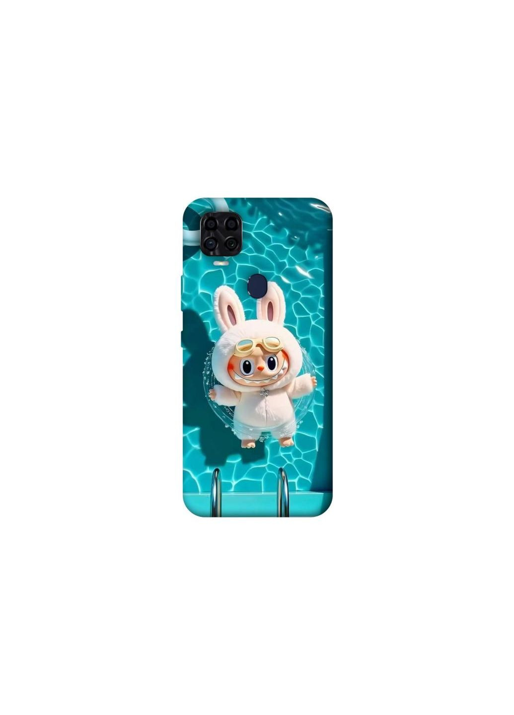 Чохол на ZTE Blade v2020 Labubu in the pool ver.2 Frontalka (354188061)