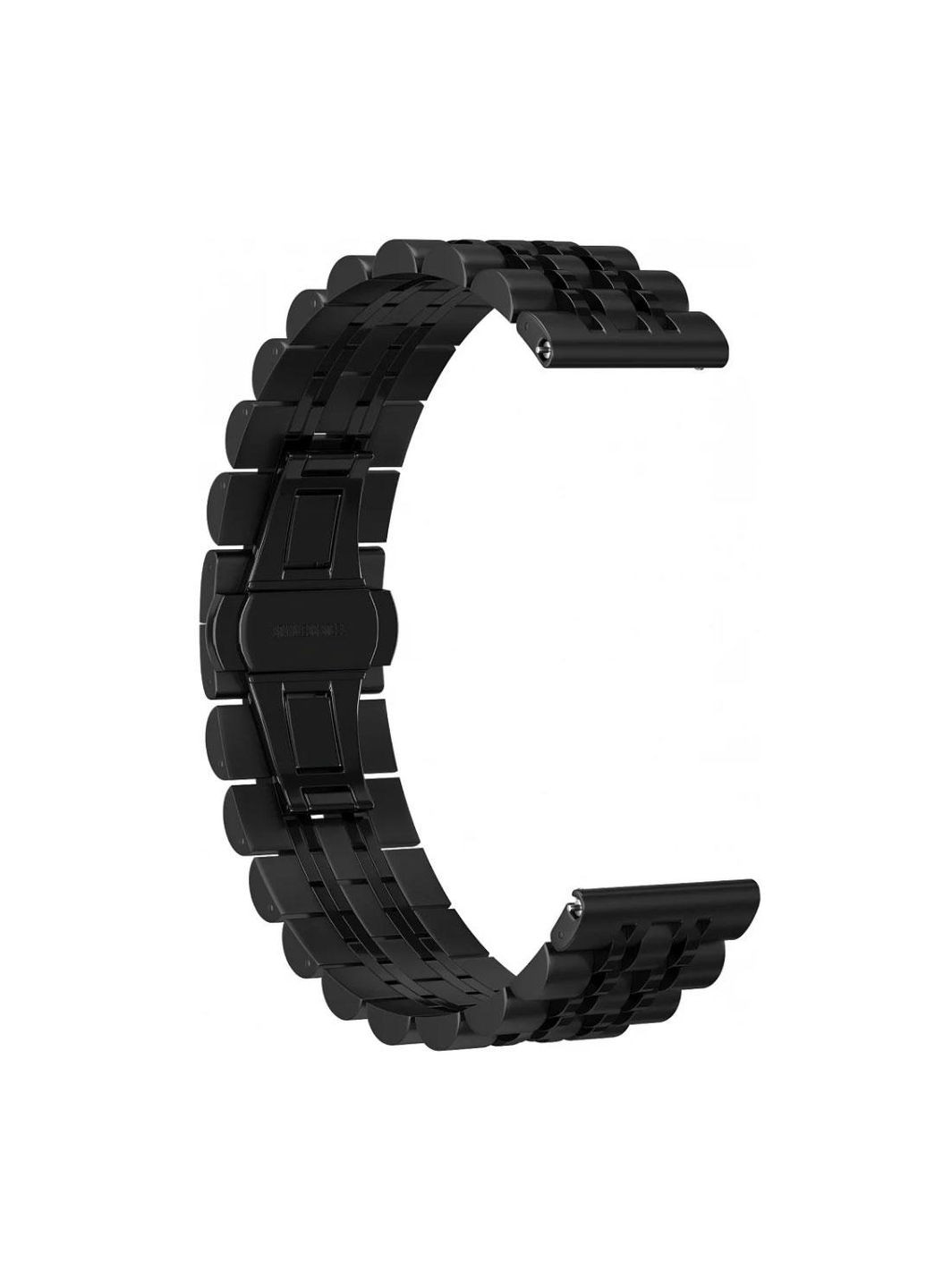 Металлический ремешок Steel Link для часов Garmin Vivoactive 3 / Vivomove HR / Forerunner - Black Primolux (266341149)