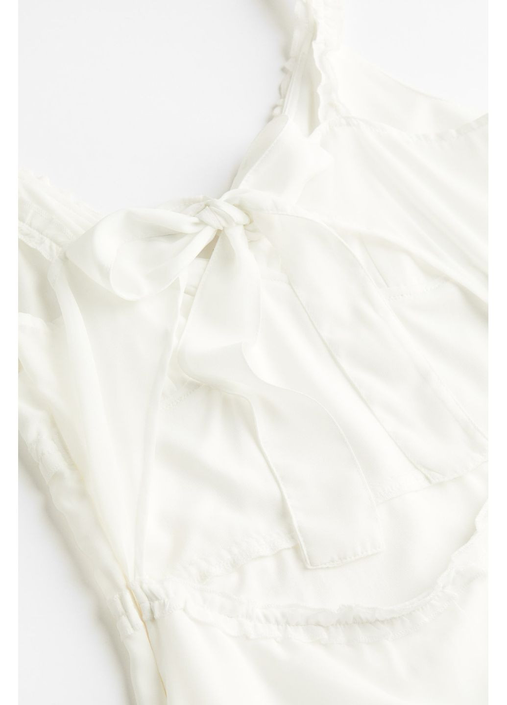 Белое повседневный платье H&M однотонное