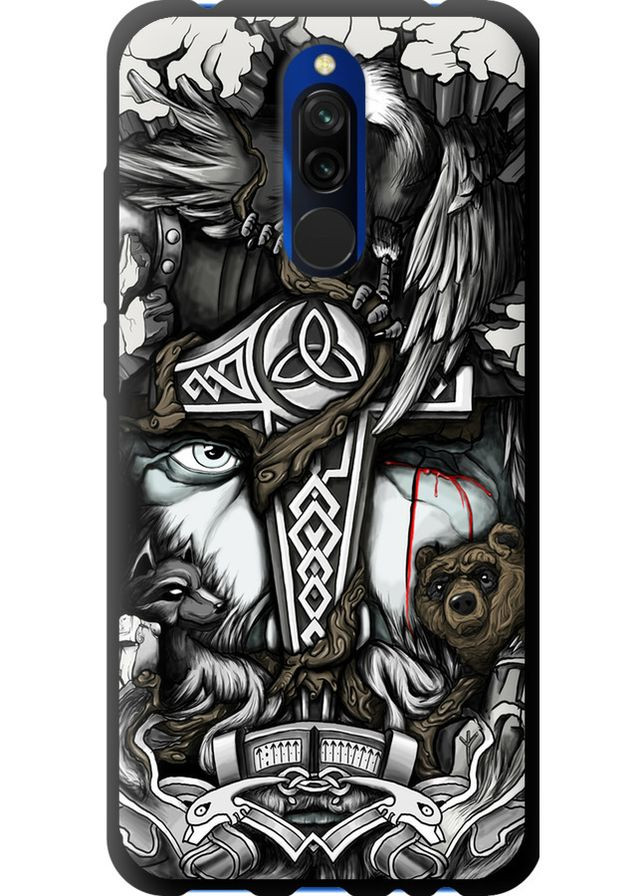TPU чохол 'Тату Вікінг' для Endorphone Xiaomi Redmi 8 (257804762)