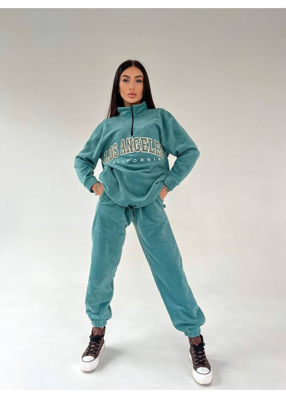 Жіночий спортивний костюм із стильним принтом No Brand (365804930)