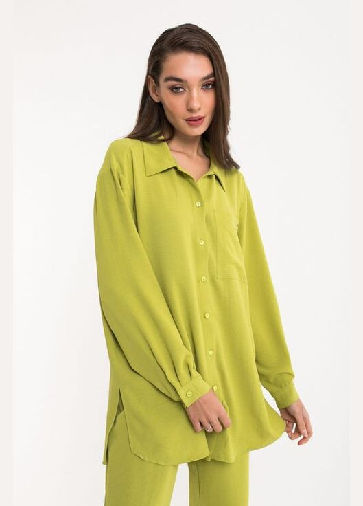 Лайм блуза вискоза жатка лайм Vovk