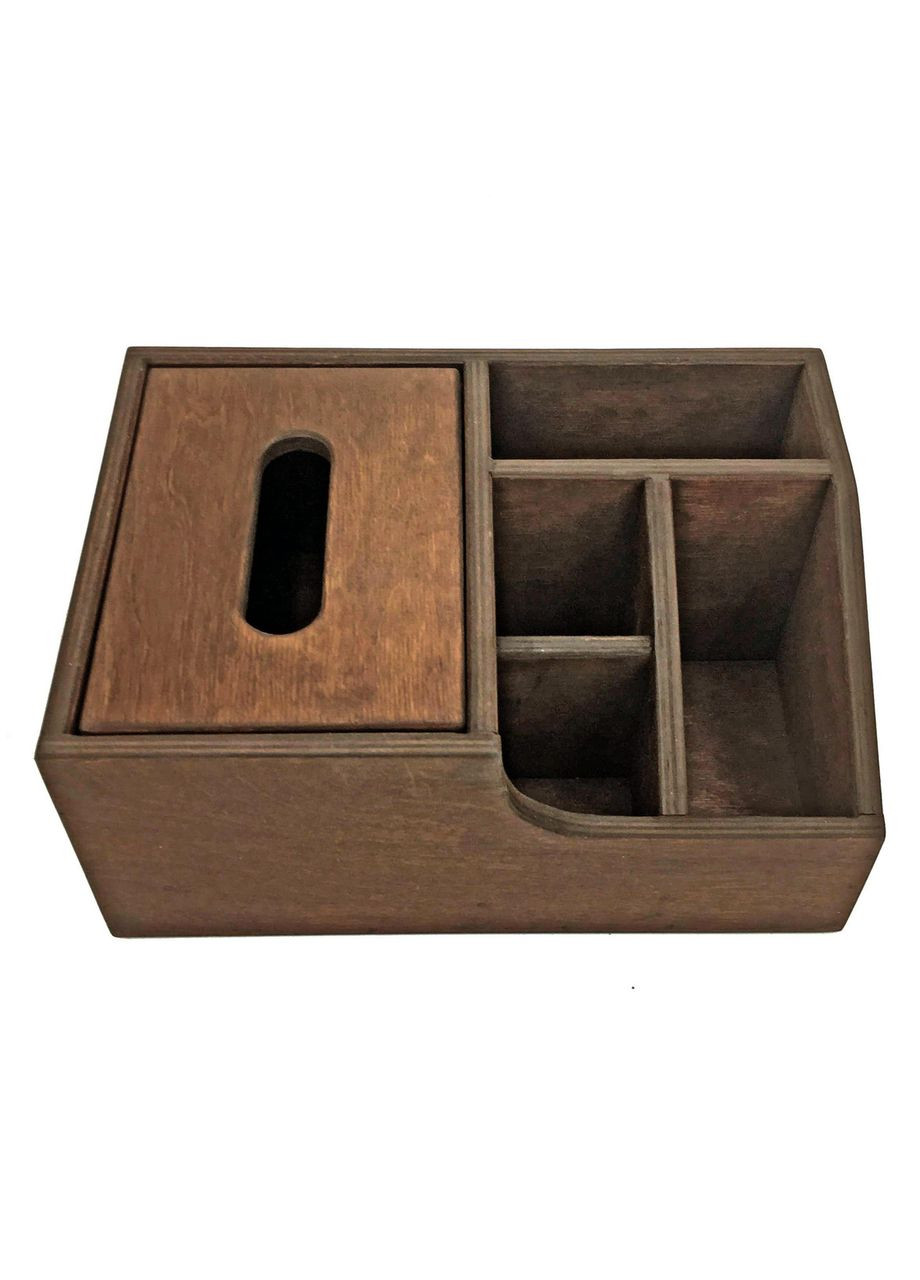 Підставка для столових приладів з дерева Долмато капучино (ПСП-003509) No Brand (327426616)