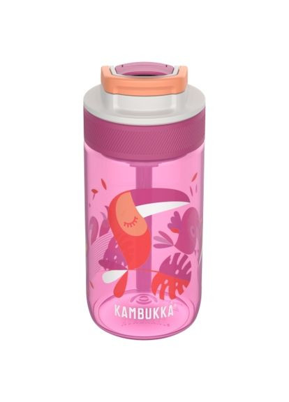 Пляшка для води (11-04046) Kambukka Lagoon 400 мл Toekan Love рожевий (370019280)