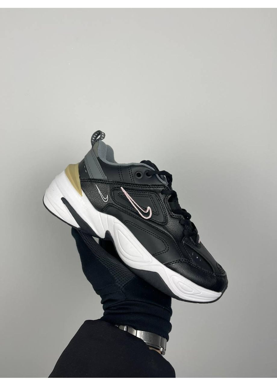 КРОСІВКИ ЖІНОЧІ NIKE M2K TEKNO BLACK PINK LOGO AO3108-011 НАЙК М2К ТЕКНО No Brand рожеві демісезони (368883829)