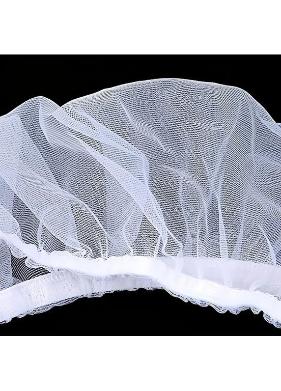 Сітка для клітки папуги, захист від сміття на клітку, розмір на периметр до 120-140 см, біла No Brand (370290369)