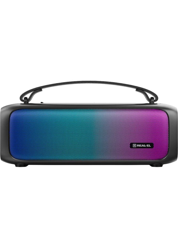 Портативна акустика X-717 Black (EL121600021) [134892] Real-El (400894893)