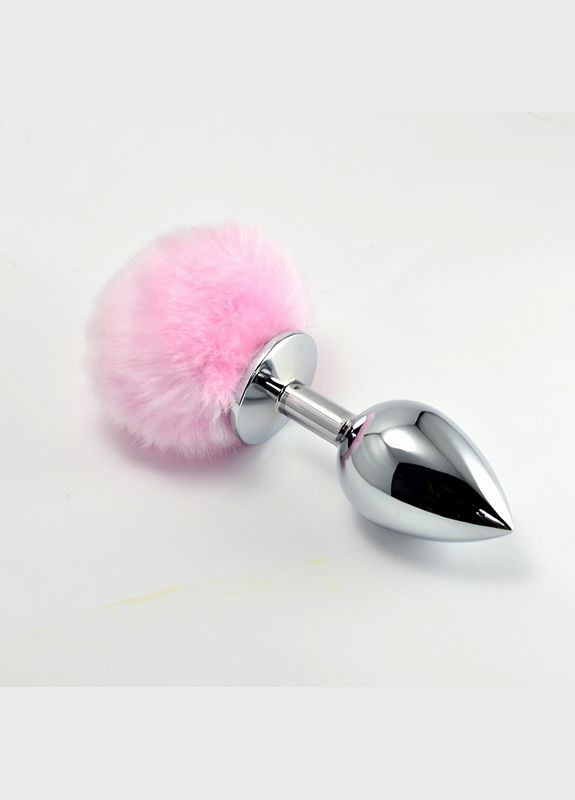 Анальна пробка Heavy Metal Anal Plug Pompon L Pink - CherryLove Lovetoy (329152967)