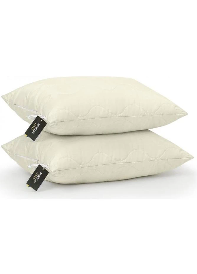 Ковдра Набір шовковий №1692 Eco Light Creamy Ковдра 155х215 + подуш (2200002657136) Mirson (390921988)