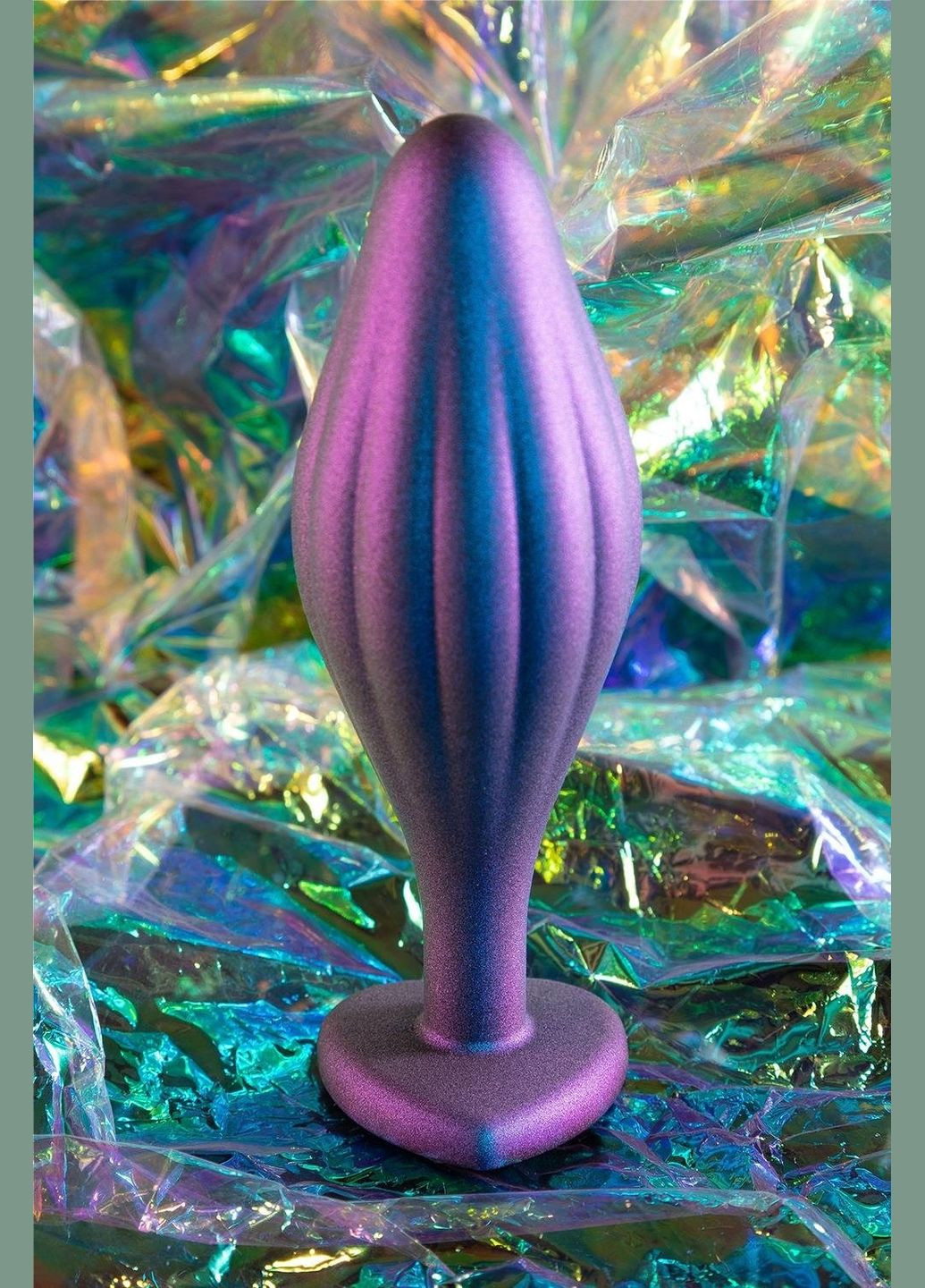 Волнистая анальная пробка Anal Adventures Matrix со стимулирующим дизайном, фиолетовая Blush (328961239)