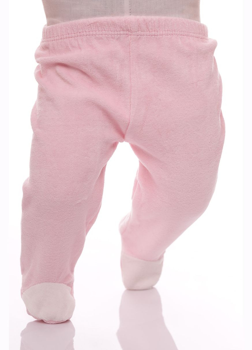 Розовый зимний костюм с длинным рукавом для девочки велюровый санки розовый 62 см (30046) BABYKROHA