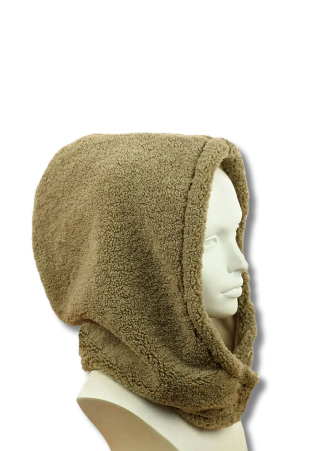 -капюшон на флісі - Тедді No Brand Жіночий капор (361048067)