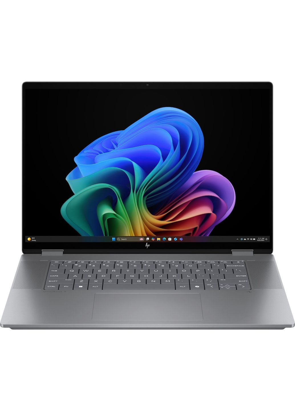 Ноутбук OmniBook X Flip x360 16-ar0001ua 16" WUXGA IPS Touch, AMD AI 7 350, 24GB, F1024GB, UMA, Win11, сірий HP (367073900)
