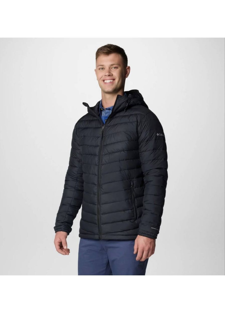 Чорна куртка men's slope edge hooded insulated jacket ( wm0089-010 ) Columbia