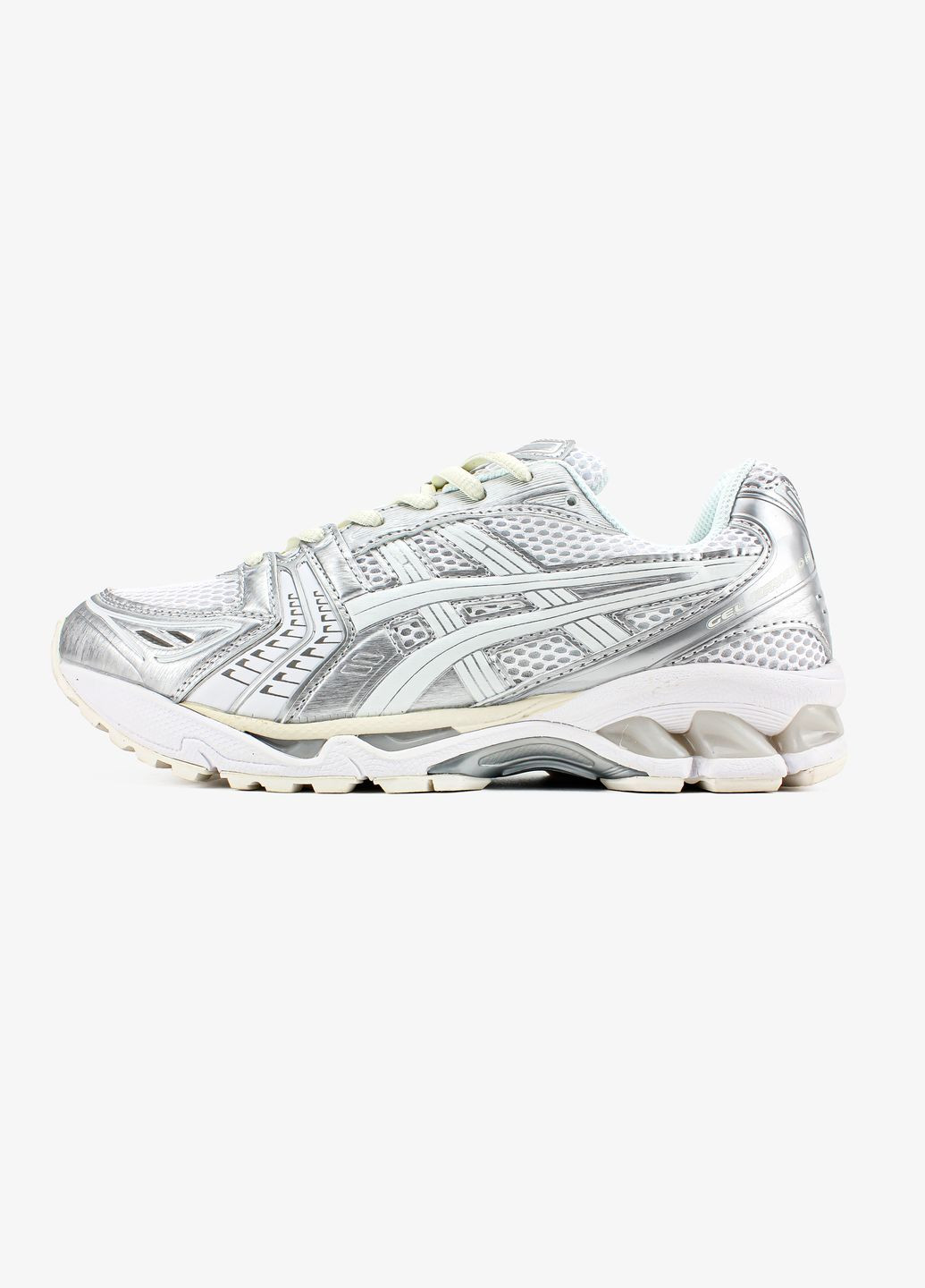 Білі всесезон кросівки чоловічі і жіночі asics gel-kayano 14 white gray | асікс гель-каяно 14 білі сірі No Brand