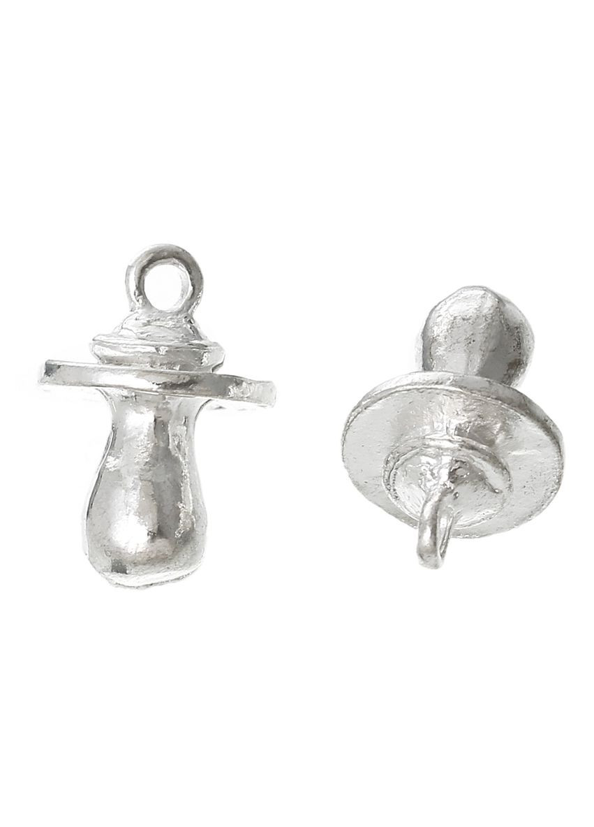 Підвіски металеві Кулон дитяча соска пустушка Сріблястий 16 мм x 11 мм Finding (338434516)