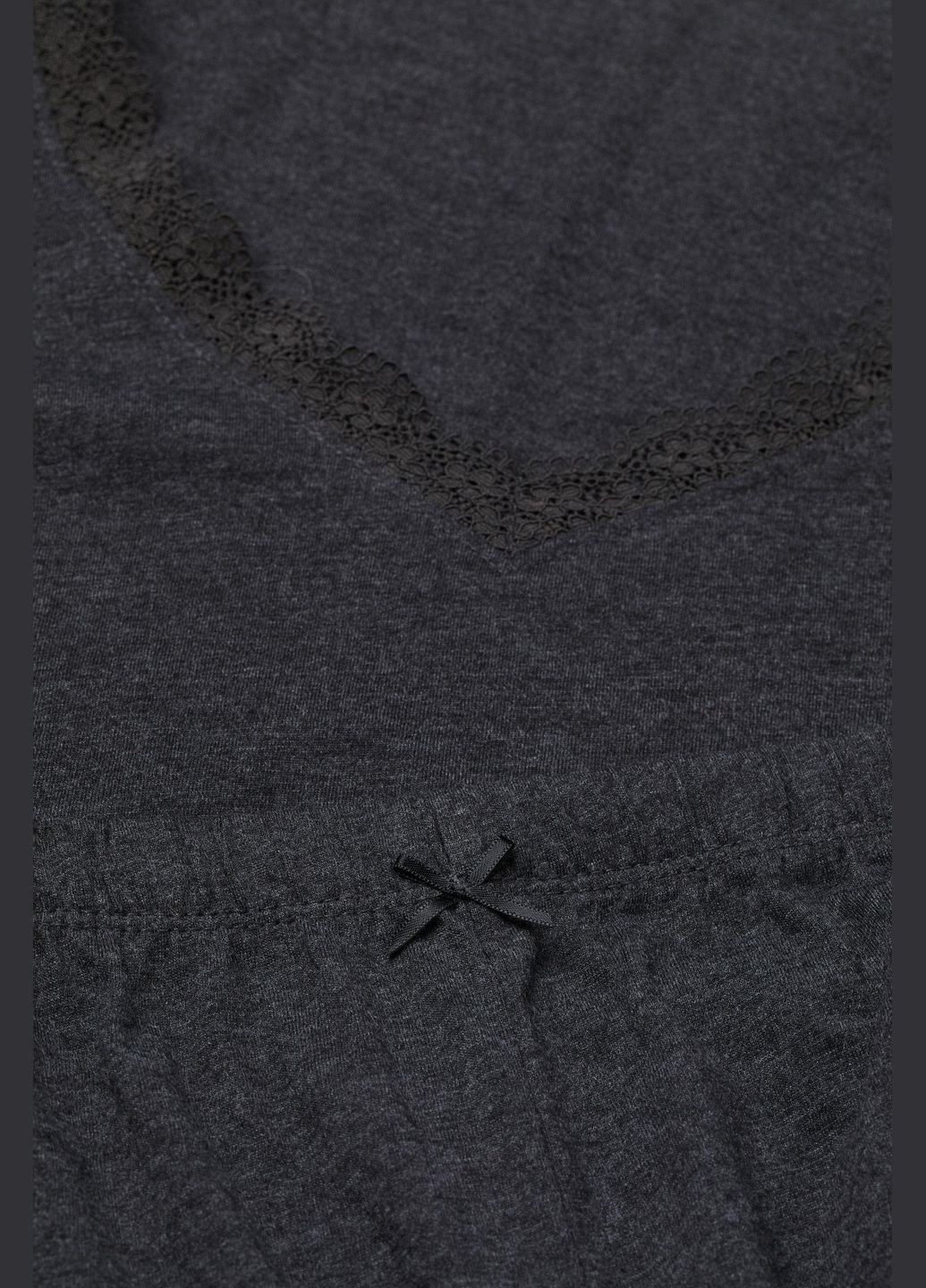 Лонгслів для сну,темно-сірий, H&M (283301501)