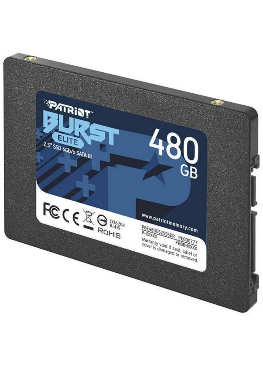 SSD Burst Elite 480GB 2.5" 7mm SATAIII TLC 3D Patriot (314746688)