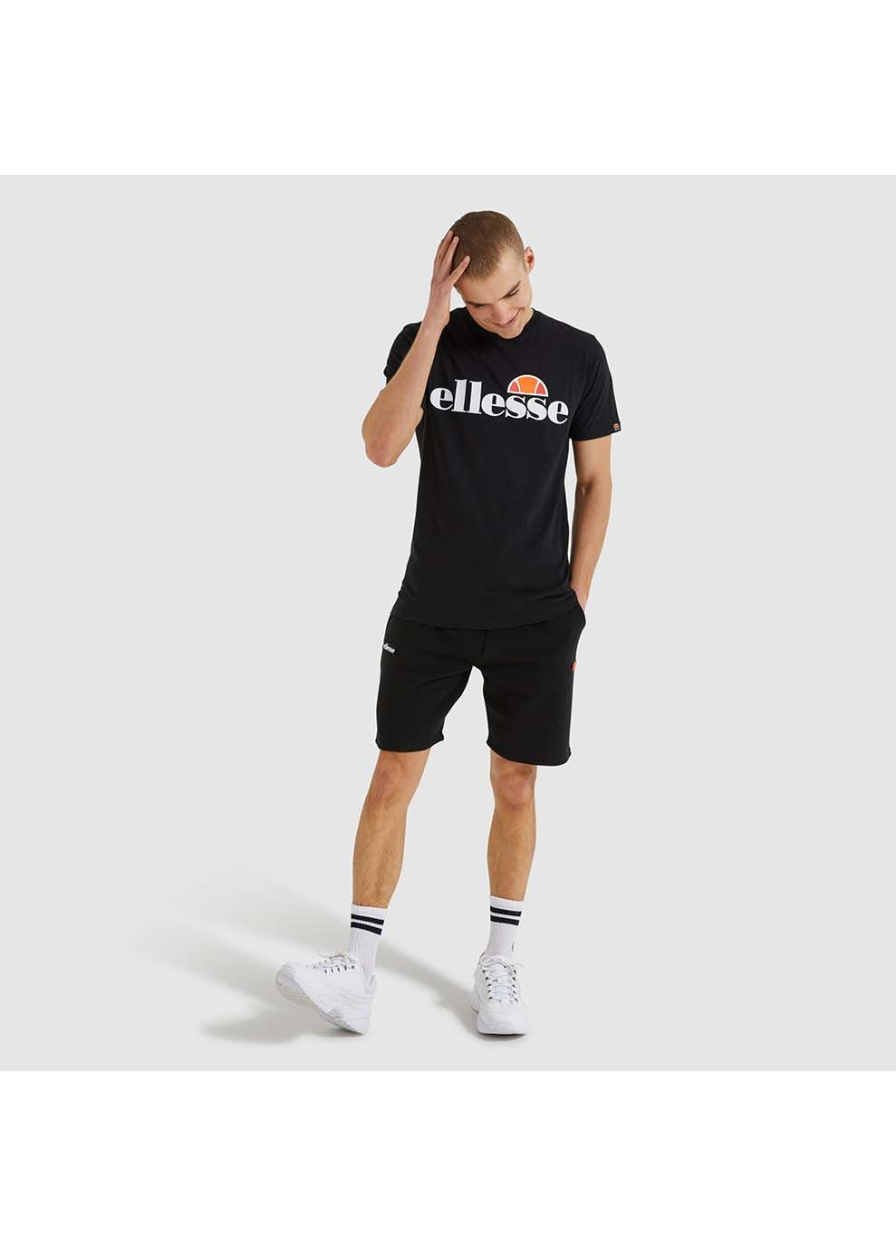 Чорна чоловіча футболка sl prado tee чорний Ellesse