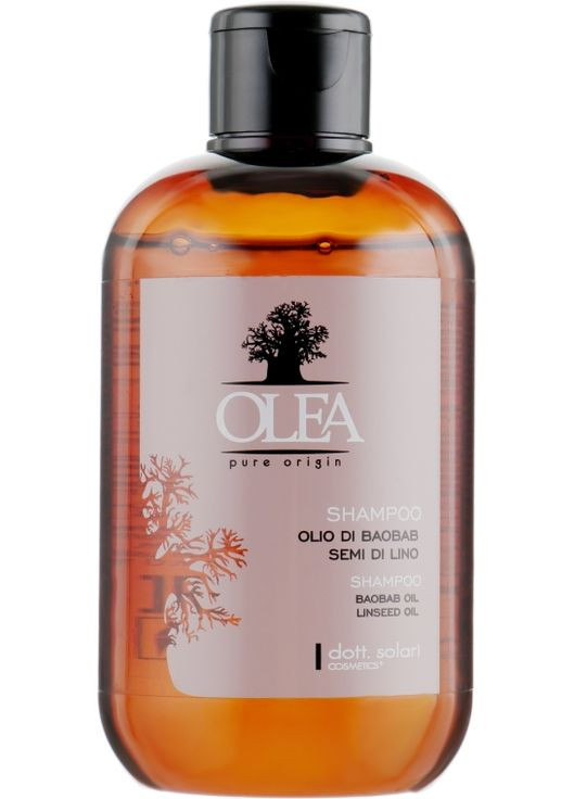 Шампунь на основі баобабу і насіння льону Olea Shampoo 1000ml (340093-31172) Dott. Solari (368640352)