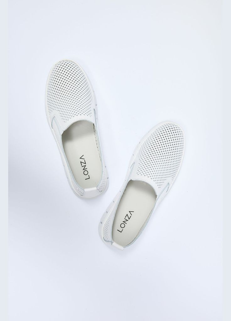 Белые мокасины 198383 Lonza