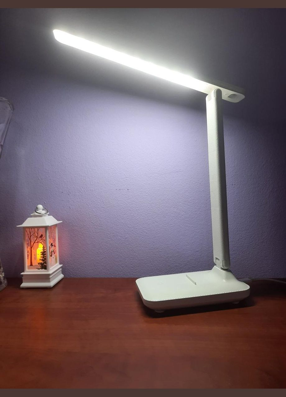Світлодіодний настільний LED світильник 869B від USB 5V білий УНИВЕРСАЛ (300232490)