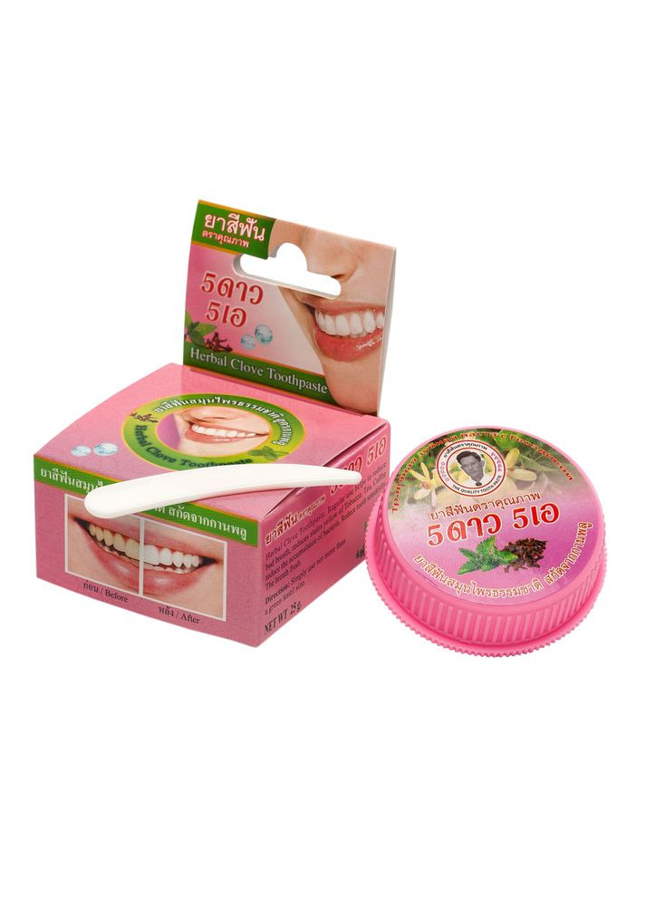 Зубная паста для отбеливания с экстрактом Гвоздики 25 г. 5 Stars (8859602100081) Другое Издательство (315831332)