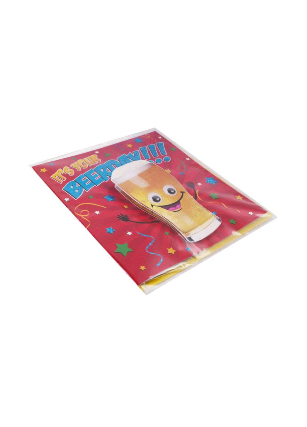 Открытка для поздравления с днем рождения «It's your beerday» комбинированный Aldi (325452716)