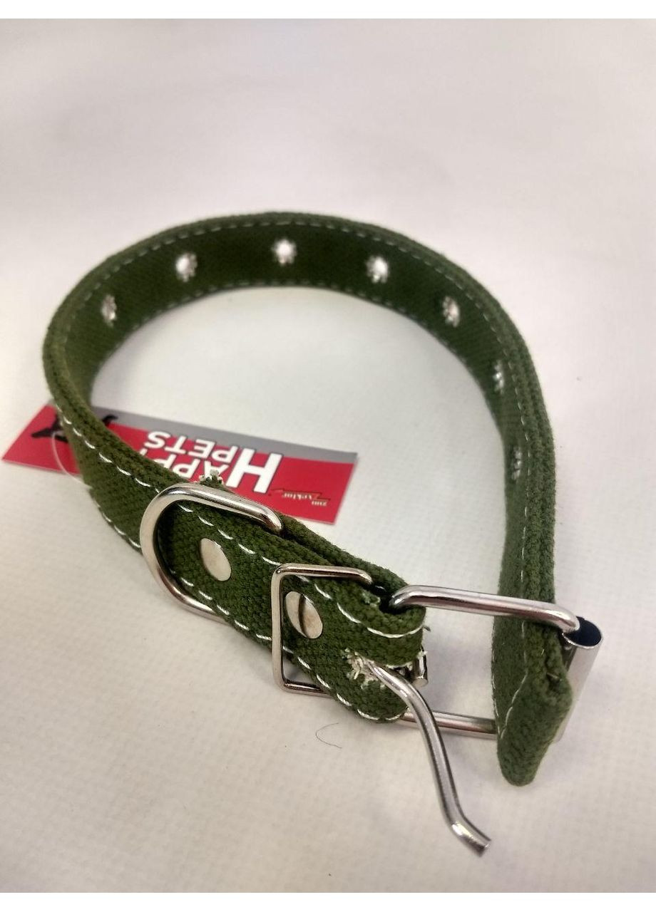 Ошейник ТМ "Happy Pets", серия "Perfect" брезент двойной 30мм*550мм, безразмерный No Brand (328600705)