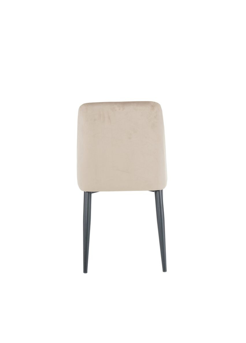 Стілець BULL чорний каркас/темний беж велюр Intarsio (372178416)