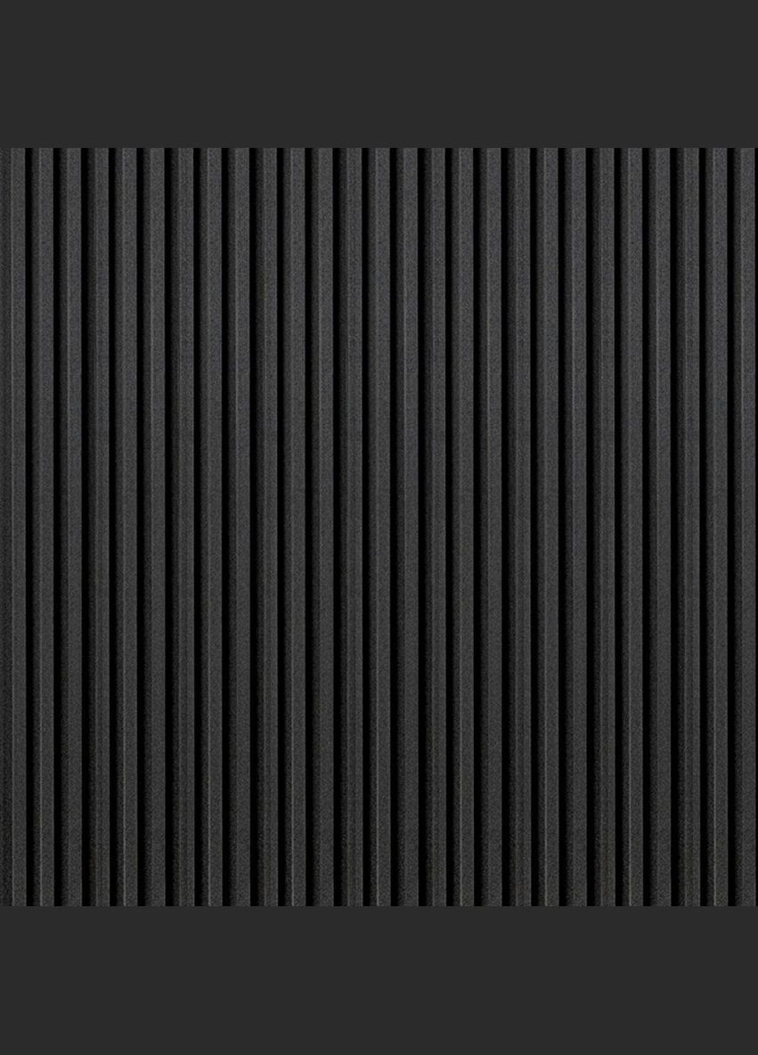 Декоративна стінова рейка антрацит 3000*160*23мм (D) 3DPanda-1532 Sticker Wall (323155547)