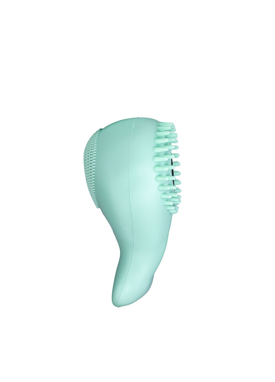 Силіконова щітка для вмивання обличчя "Кит" двостороння No Brand (302725318)