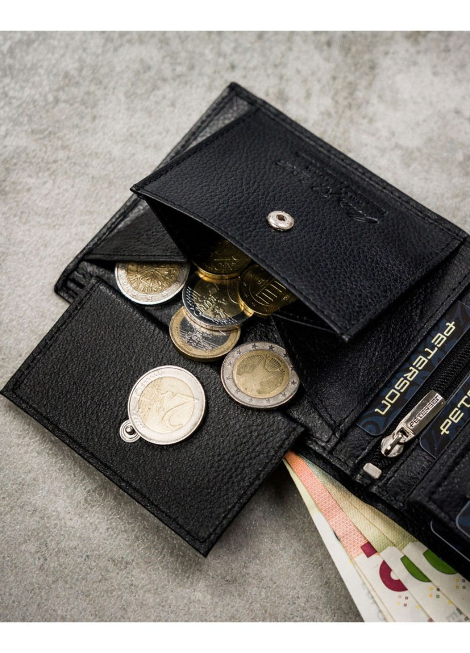 Шкіряний чоловічий гаманець Peterson (371883393)