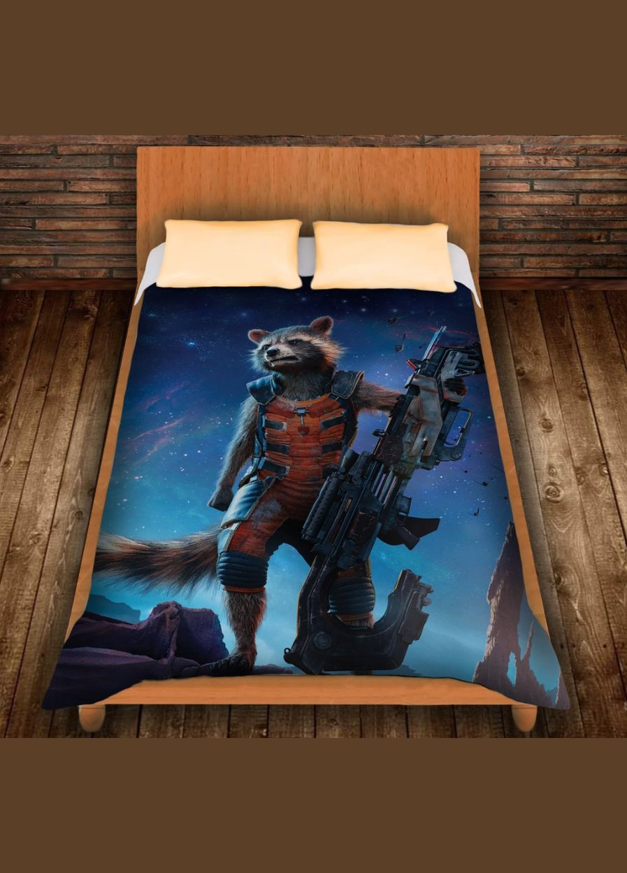 Плед с 3D-принтом - Ракета Стражи Галактики Перша Креативна мануфактура PERFECTUS Плед (301868863)