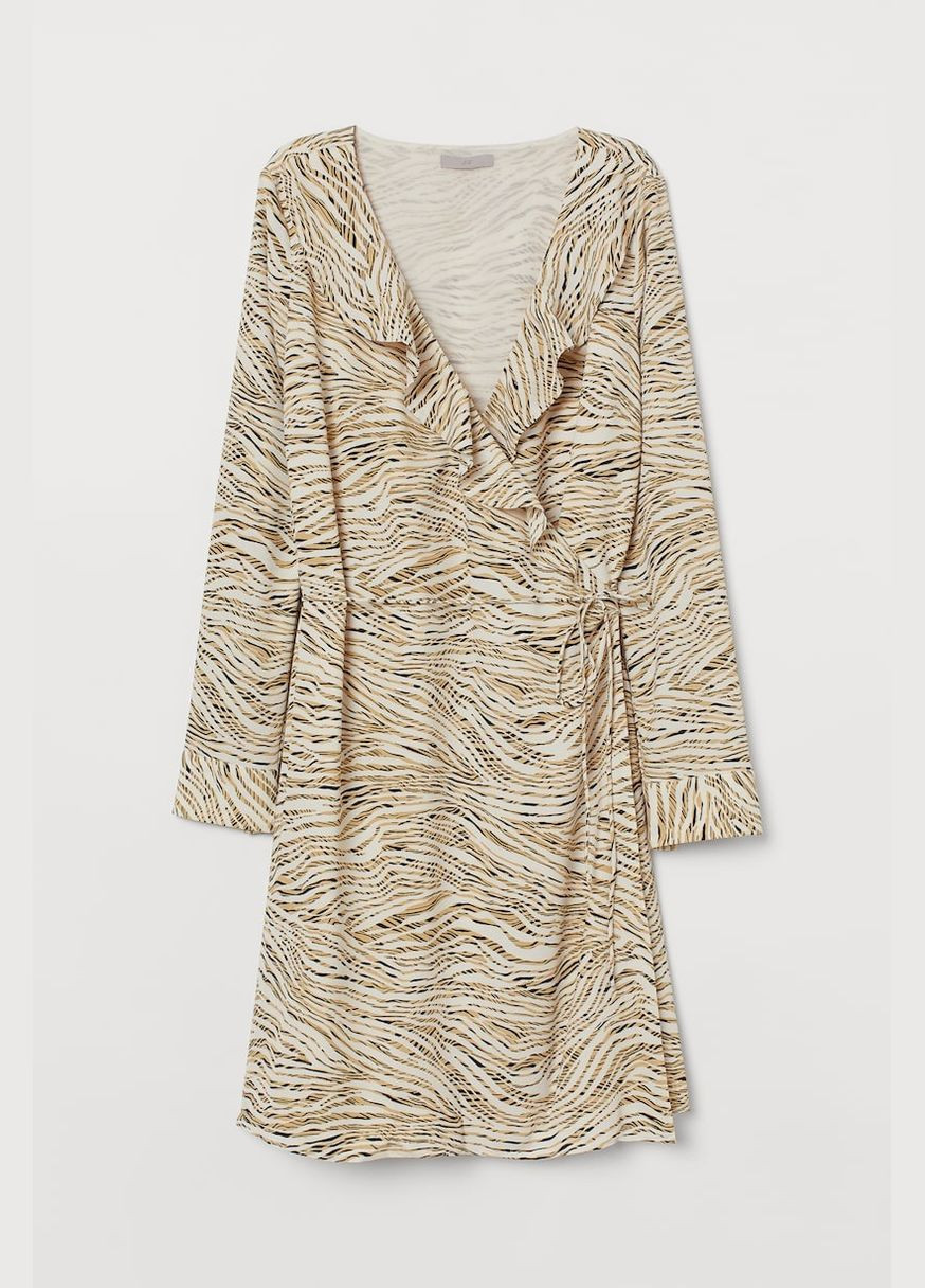 Світло-бежева сукня H&M тигровый
