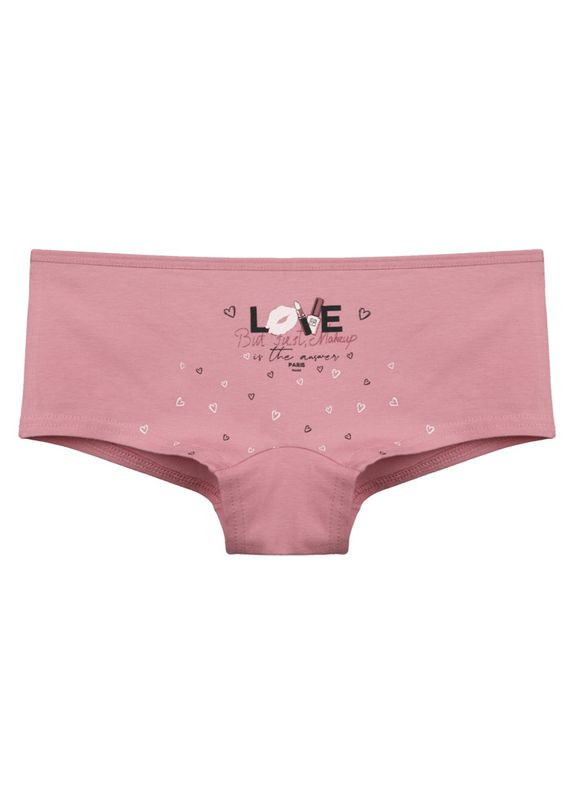 Подростковые трусы шортики с принтом LOVE для девочки Donella Шортики (326767018)