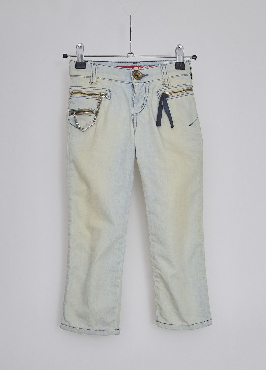 Светло-голубые демисезонные джинсы светло-голубой Miss Sixty
