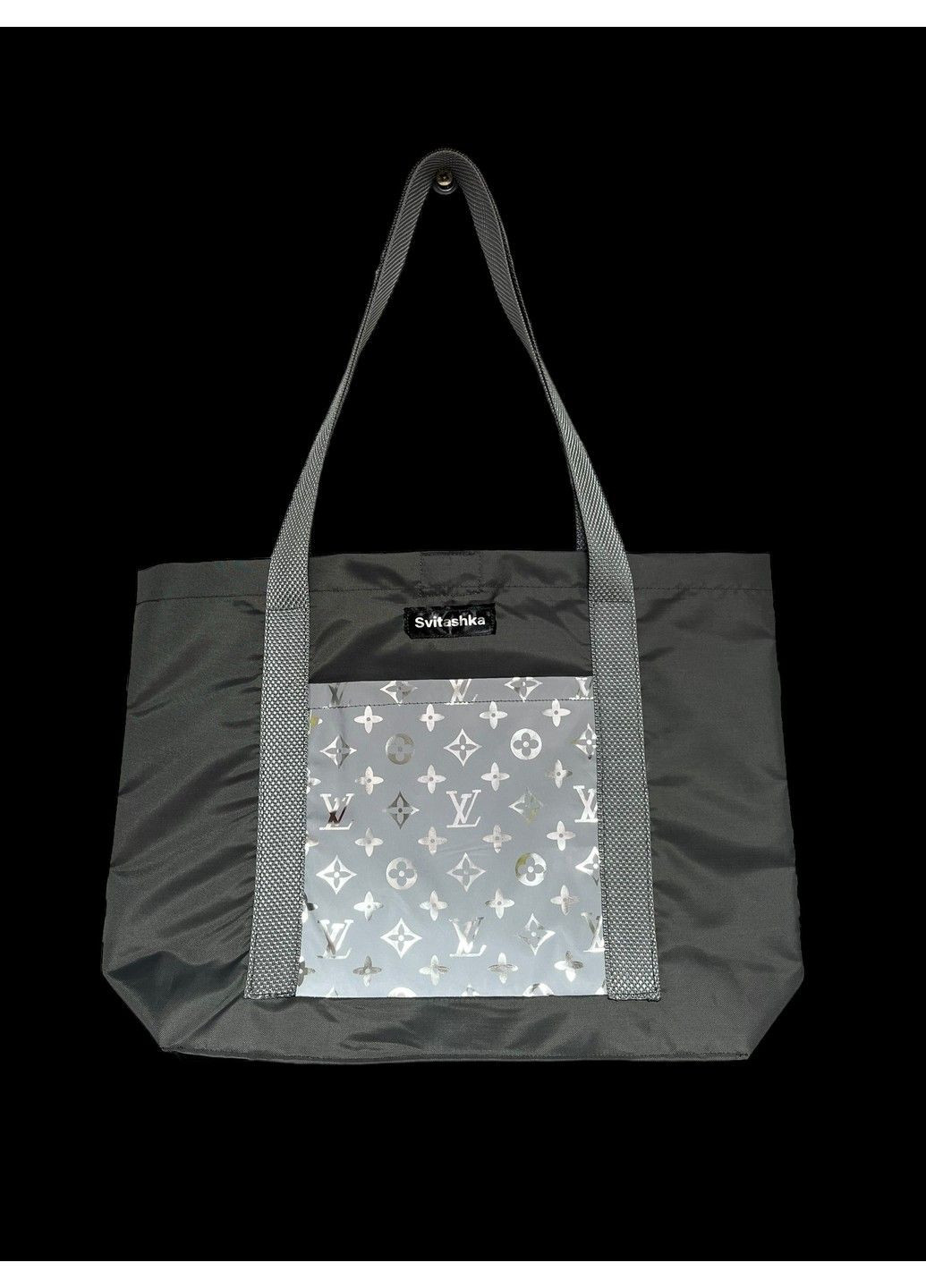 Женская сумка шопер со световозвращающими карманами No Brand (288581365)