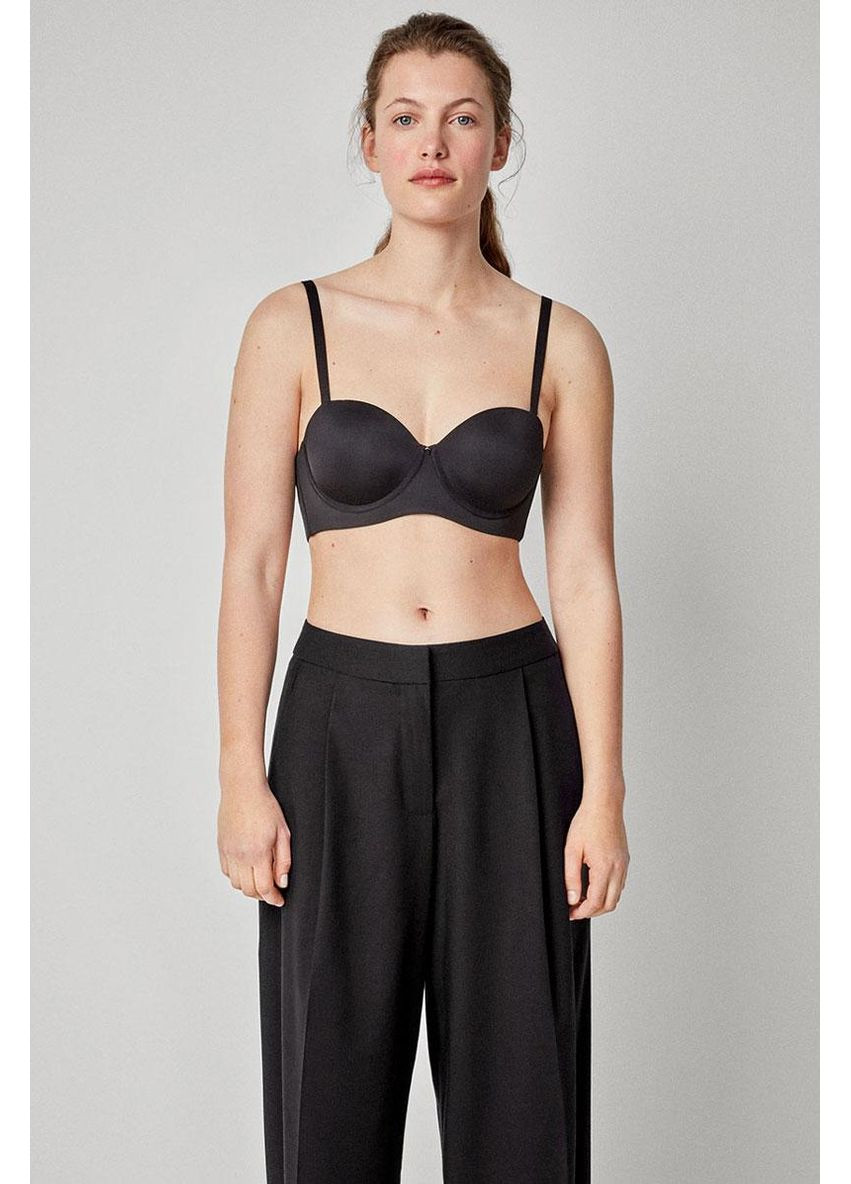 Чёрный бюст женский балконет 110042t Gisela