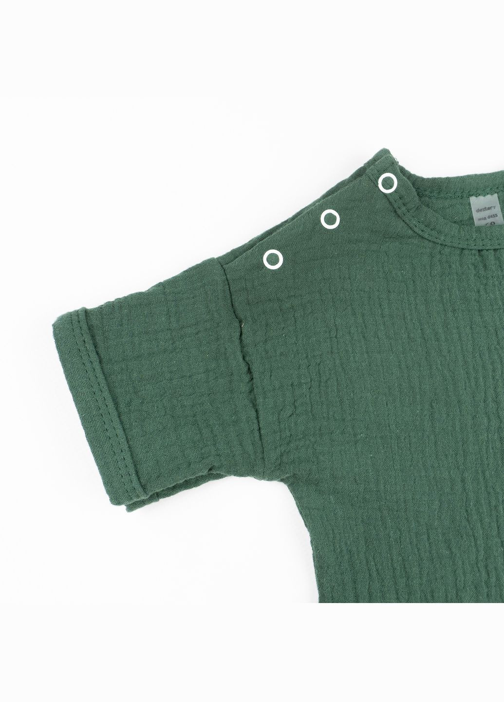 Зелений демісезонний костюм дитячий шорти та футболка emerald зелений dexter's