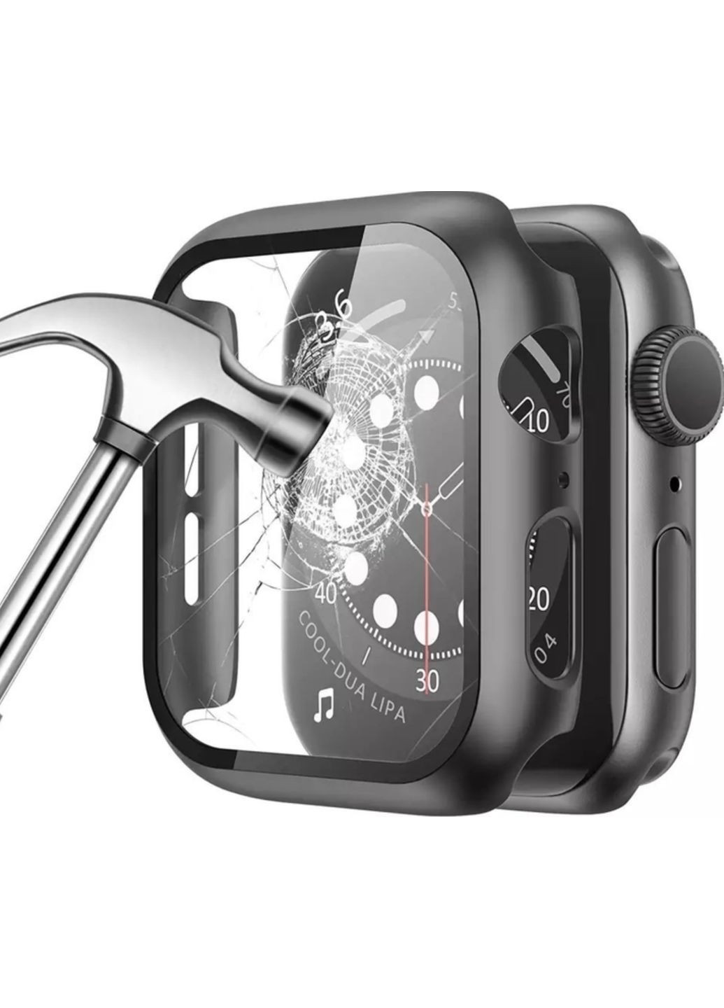 Защитный чехол со стеклом для Apple Watch 42 мм Белый CHOICE (360898289)