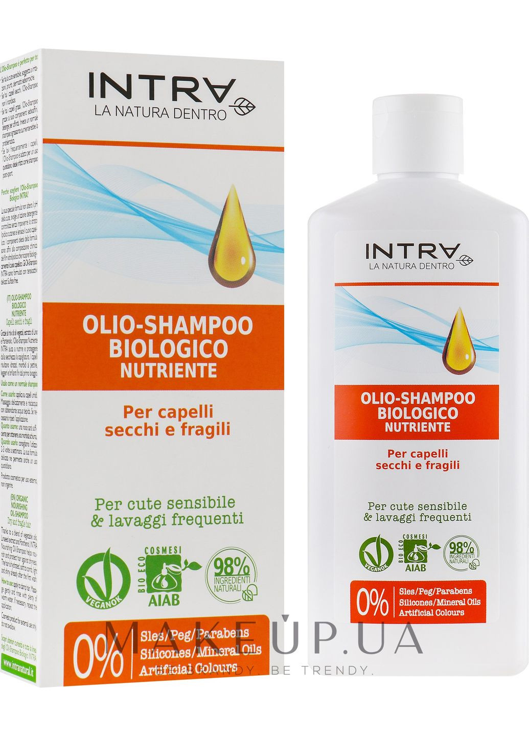 Шампунь-олія, живильний Sebum Nourishing Oil-Shampoo 200ml (643061-31222303) Intra (368870913)