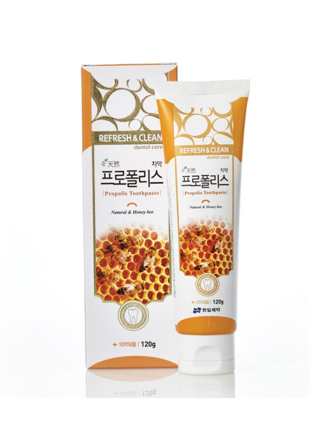Зубная паста с прополисом REFRESH & CLEAN Propolis Toothpaste 120 г HANIL (362138786)