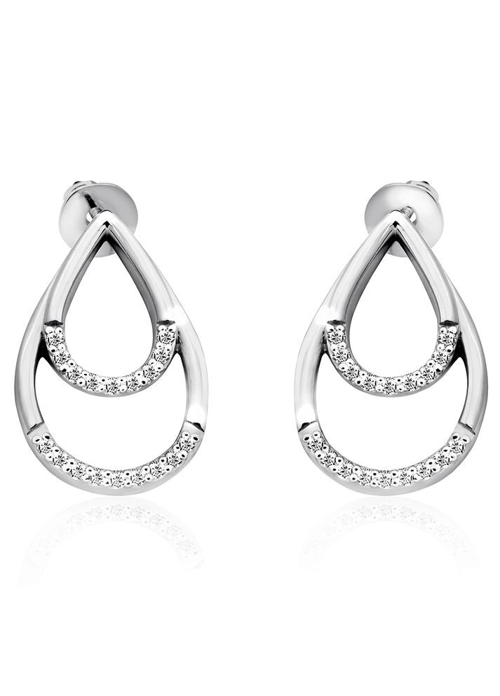 Срібні сережки-гвоздики (4903) IRIJ (331017017)