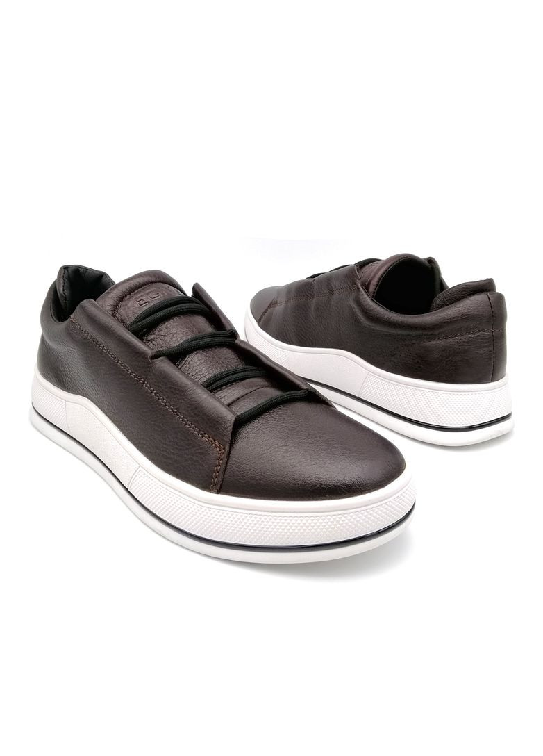 Темно-бордові кеди чоловічі шкіряні бордові демісезон. Fashion