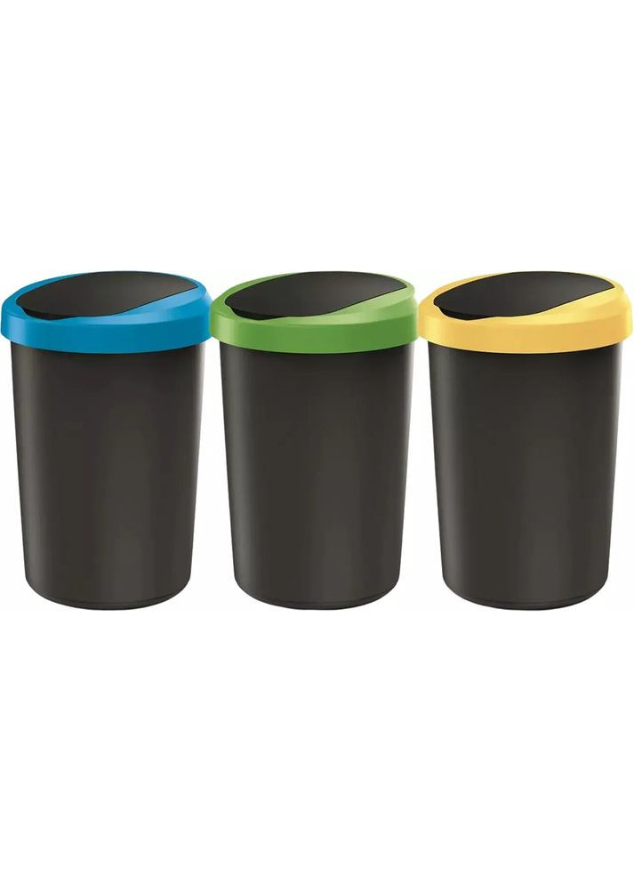 Баки для сортування сміття Compacta R 3х40 л 5905197562742 Prosperplast (369924952)