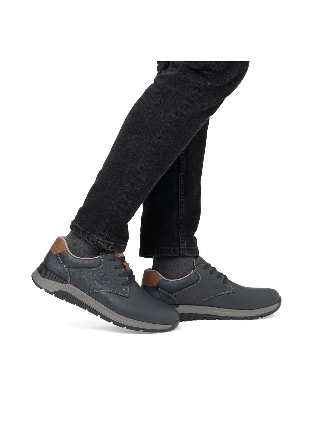 Синие демисезонные демисезонные кроссовки Rieker