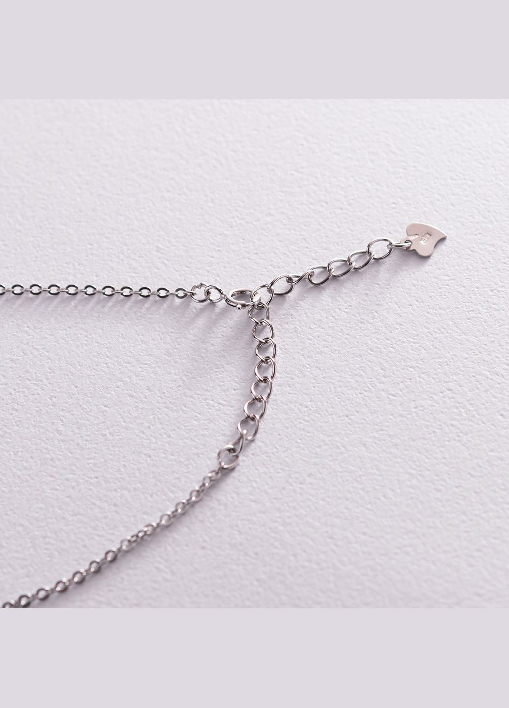 Серебряное колье Мгновение с фианитами 181175 44 Oniks (264025474)