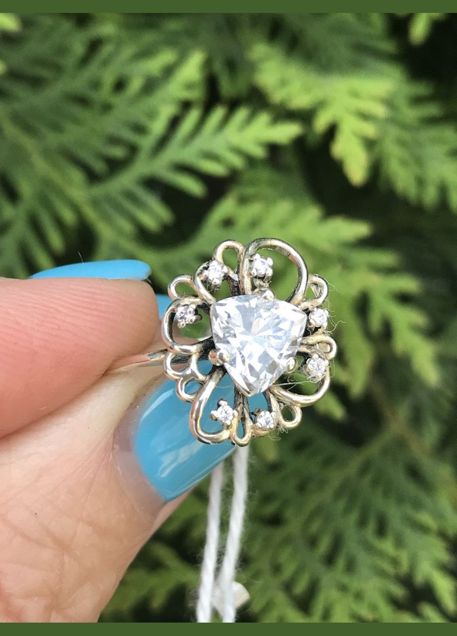 Кільце срібне з цирконієм Джемма 2111784, розмір, 17.5 розмір No Brand (317577576)