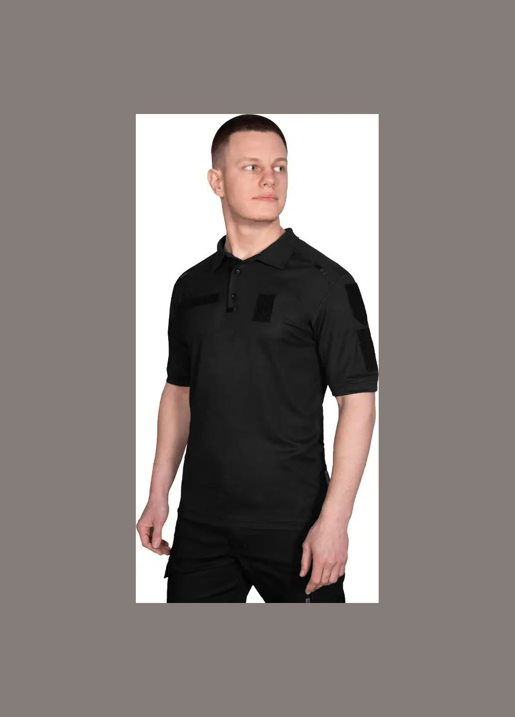 Черная футболка paladin coolpass pique lt Camotec